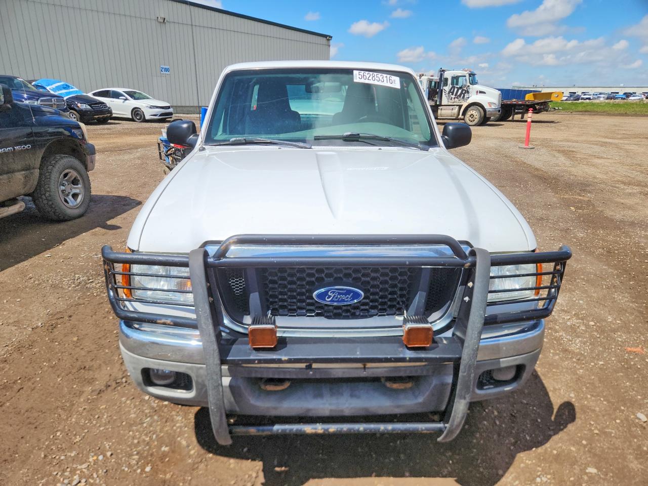 2005 Ford Ranger Super Cab White vin: 1FTZR45E75PA81229