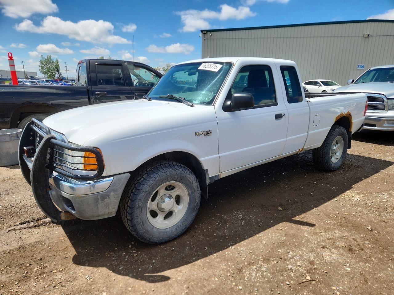 2005 Ford Ranger Super Cab White vin: 1FTZR45E75PA81229