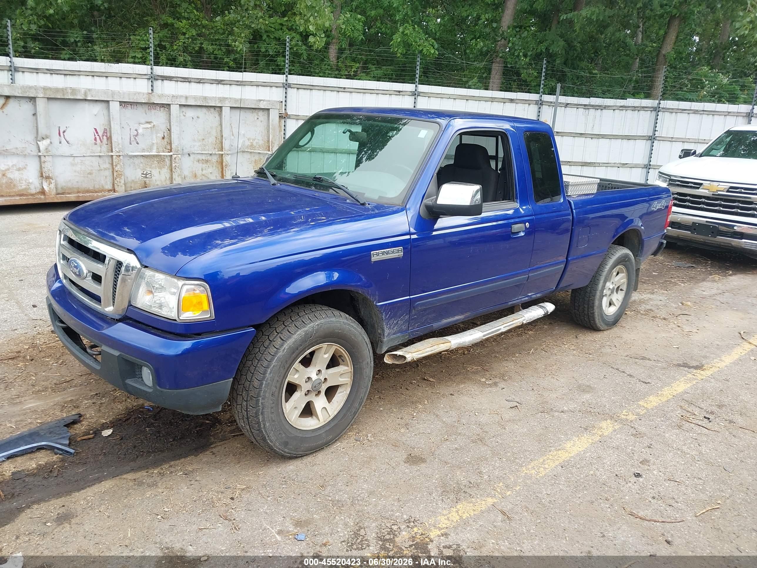 2006 Ford Ranger Fx4 Level Ii/fx4 Off-road/sport/xlt Blue vin: 1FTZR45E76PA07049