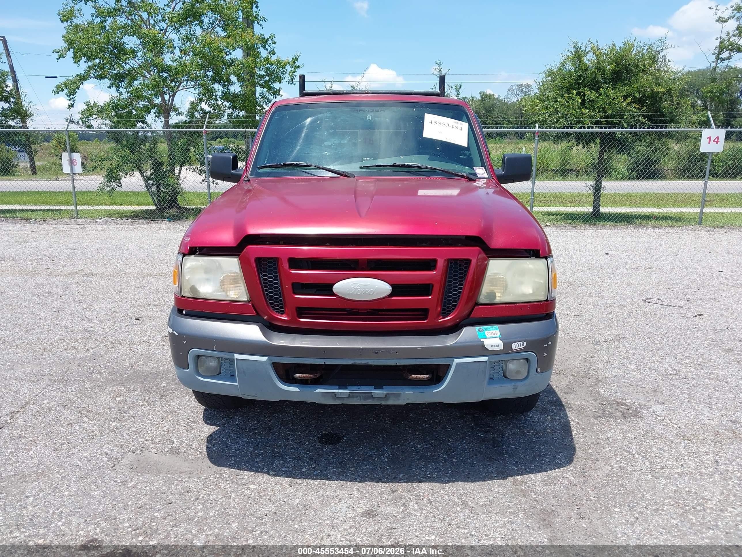 2006 Ford Ranger Fx4 Level Ii/fx4 Off-road/sport/xlt Красный vin: 1FTZR45E76PA15653