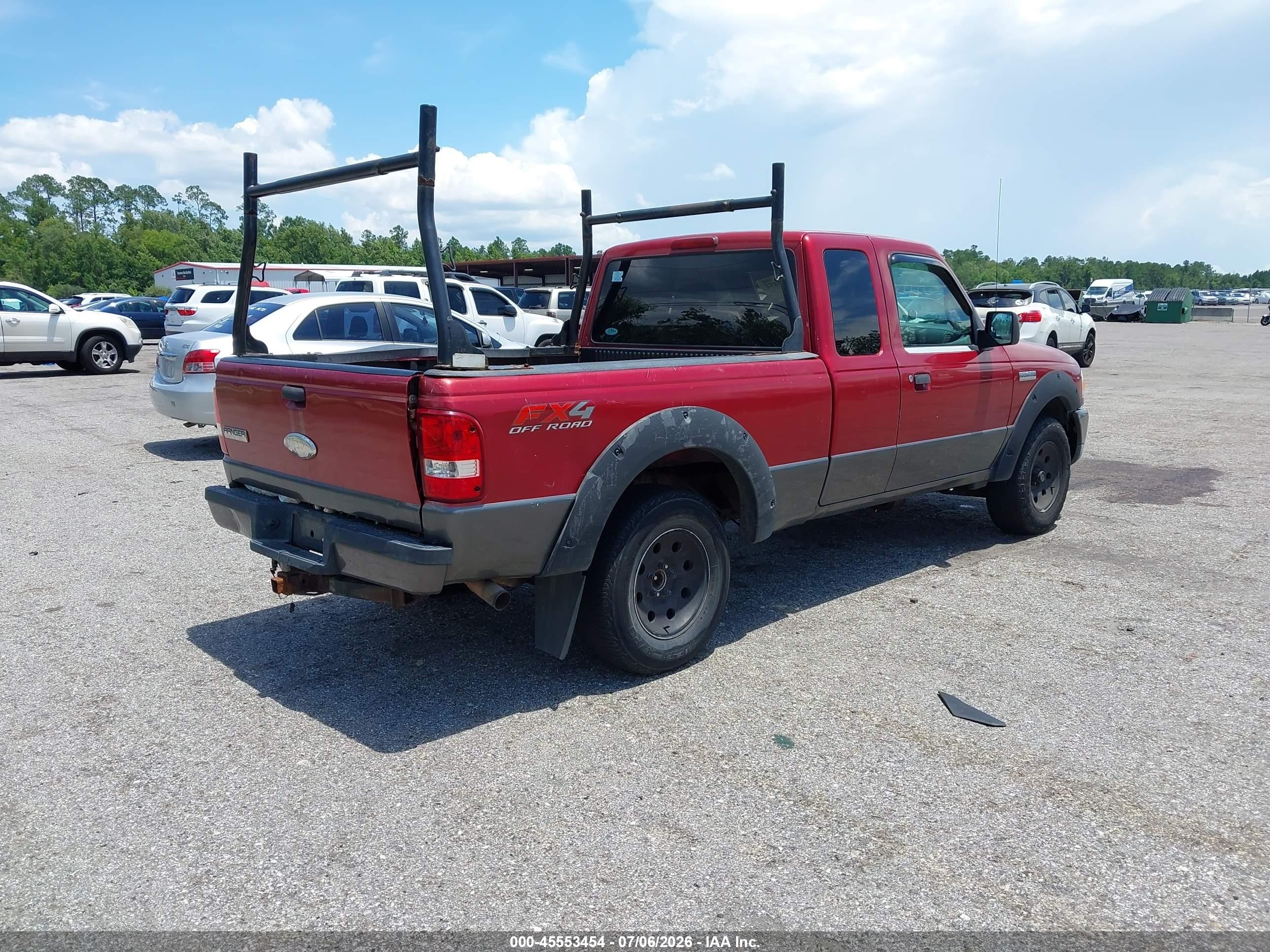 2006 Ford Ranger Fx4 Level Ii/fx4 Off-road/sport/xlt Красный vin: 1FTZR45E76PA15653