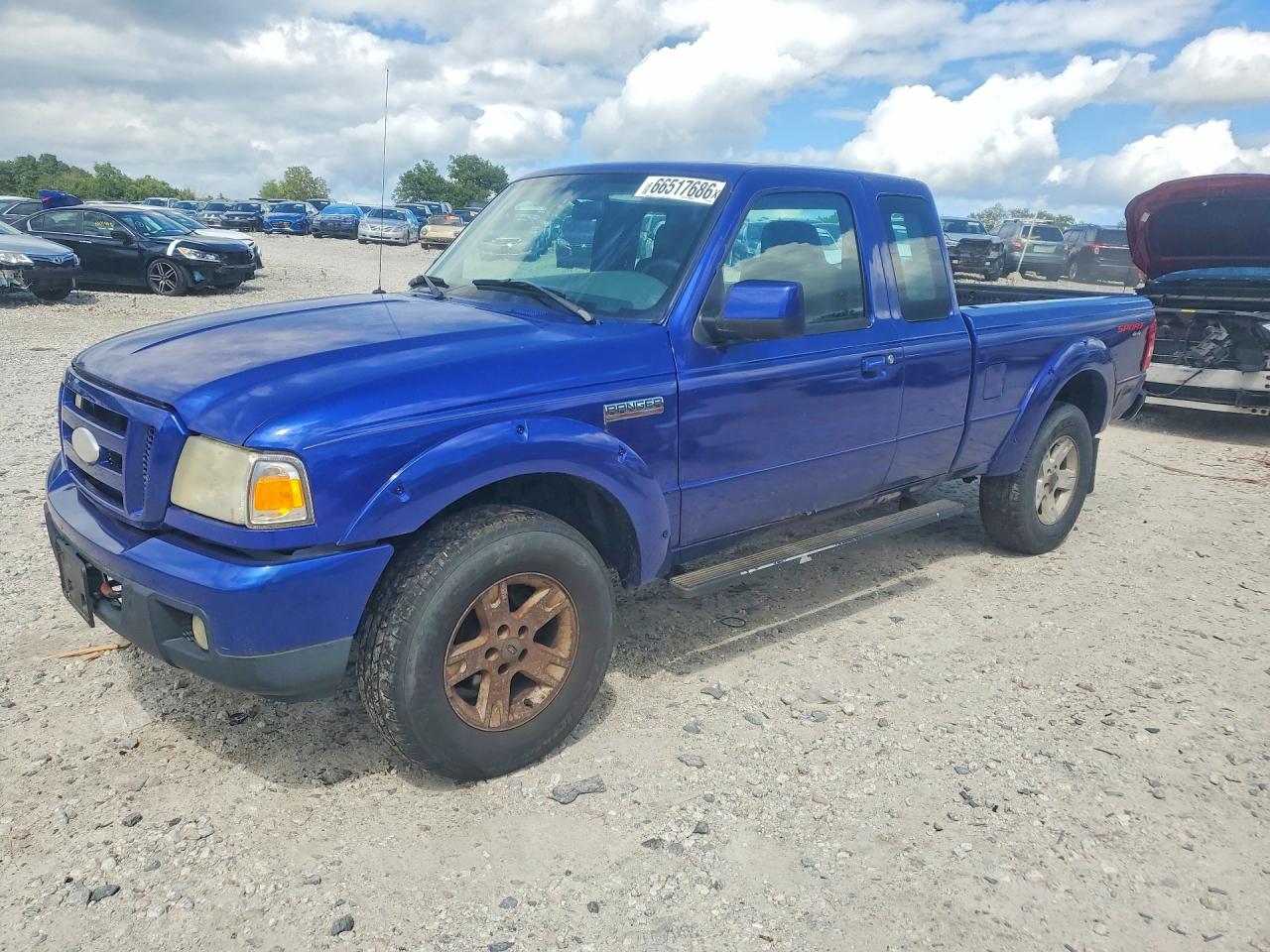 2006 Ford Ranger Super Cab Blue vin: 1FTZR45E76PA43291