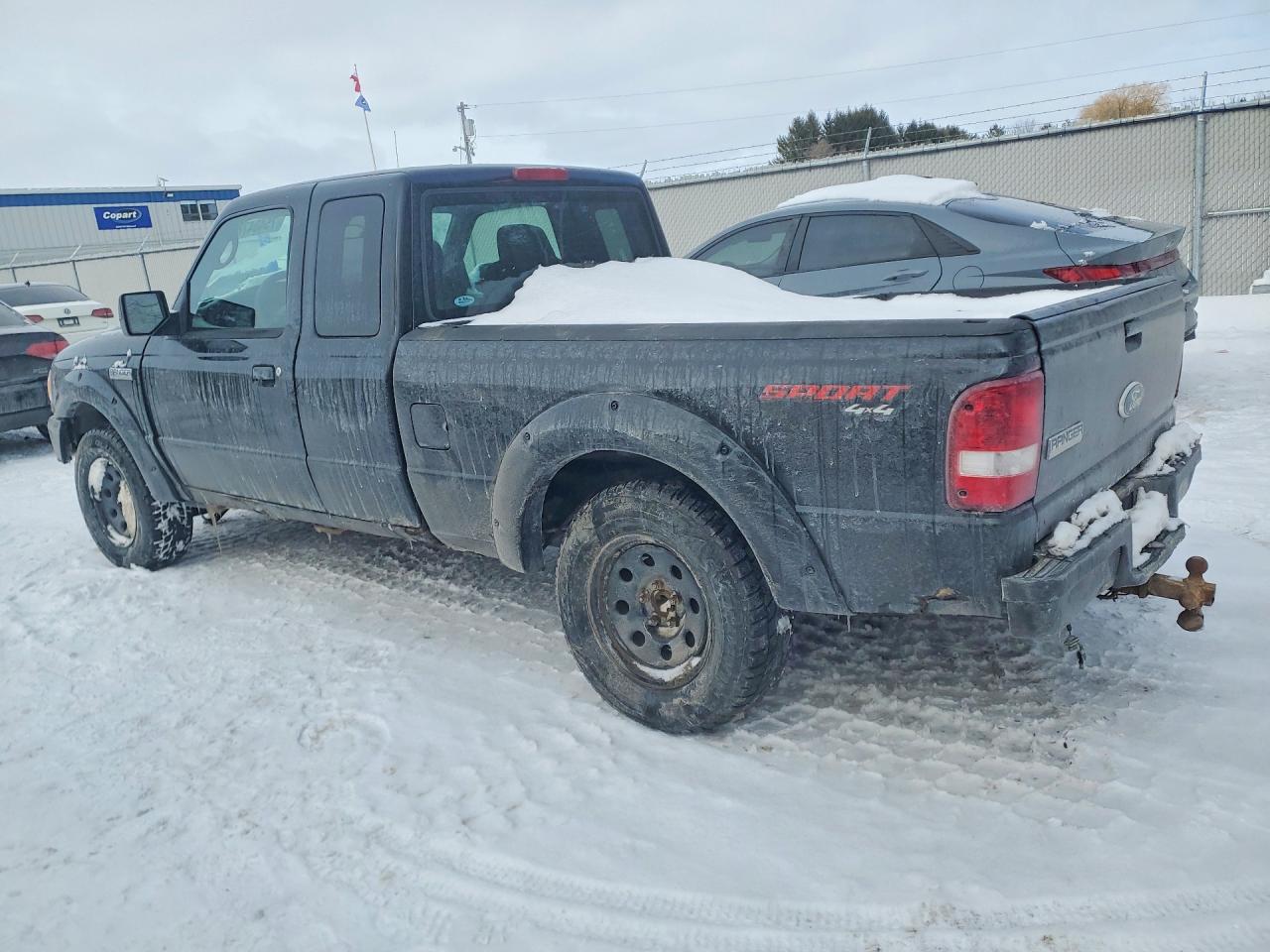 2007 Ford Ranger Super Cab Black vin: 1FTZR45E77PA22295