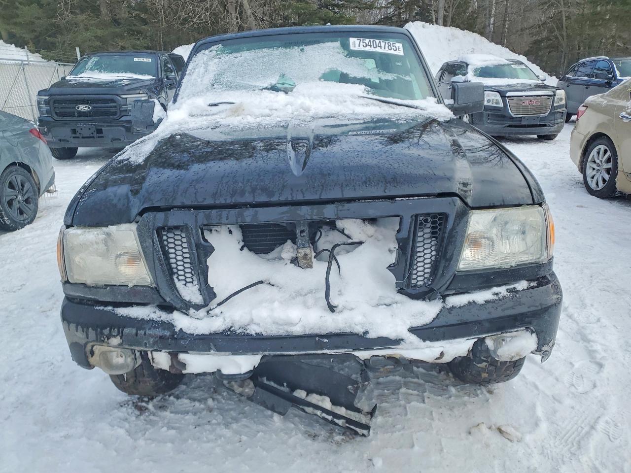 2007 Ford Ranger Super Cab Black vin: 1FTZR45E77PA22295