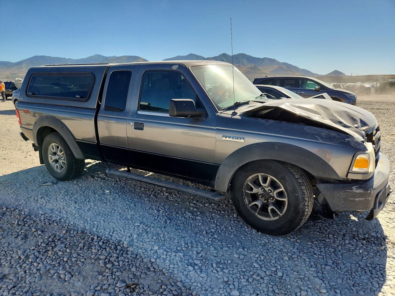 2007 Ford Ranger Super Cab Серый vin: 1FTZR45E77PA41073