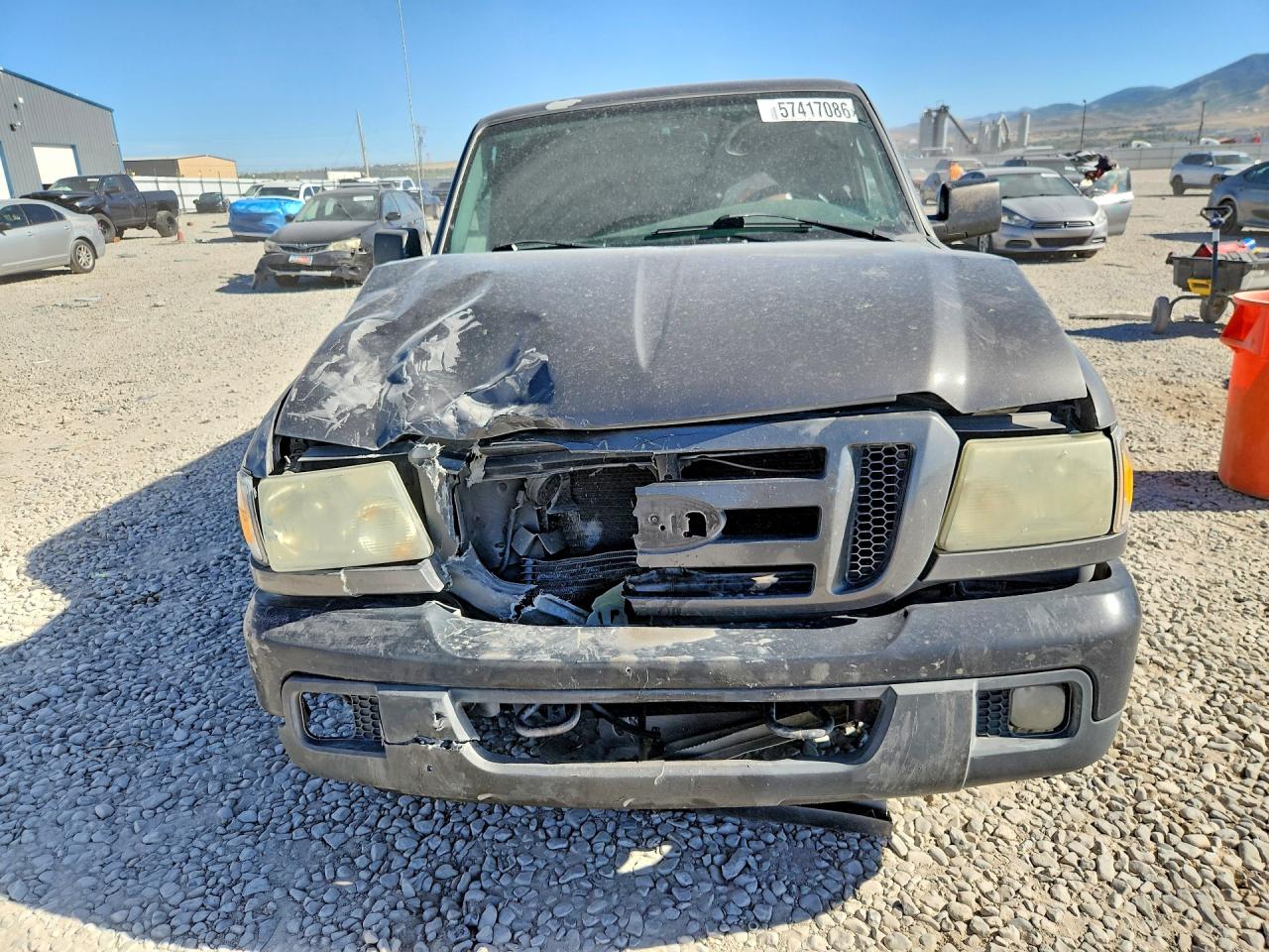 2007 Ford Ranger Super Cab Серый vin: 1FTZR45E77PA41073