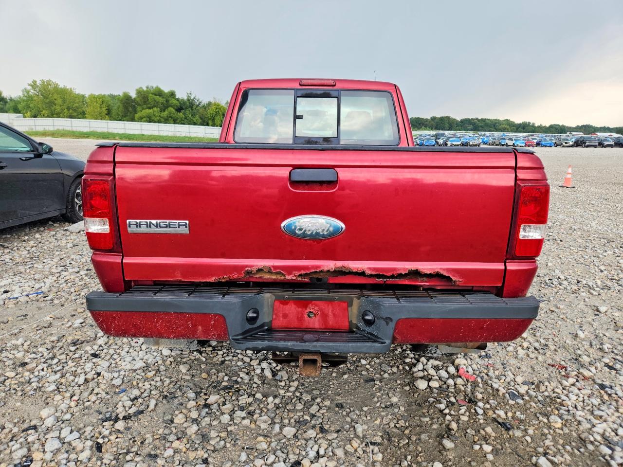 2007 Ford Ranger Super Cab Burgundy vin: 1FTZR45E77PA52249