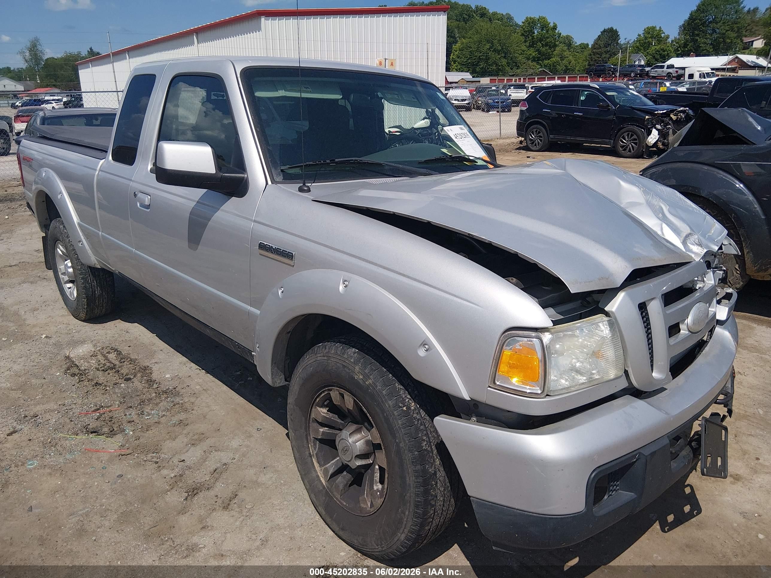 2007 Ford Ranger Fx4 Level Ii/fx4 Off-road/sport/xlt Серебряный vin: 1FTZR45E77PA79001