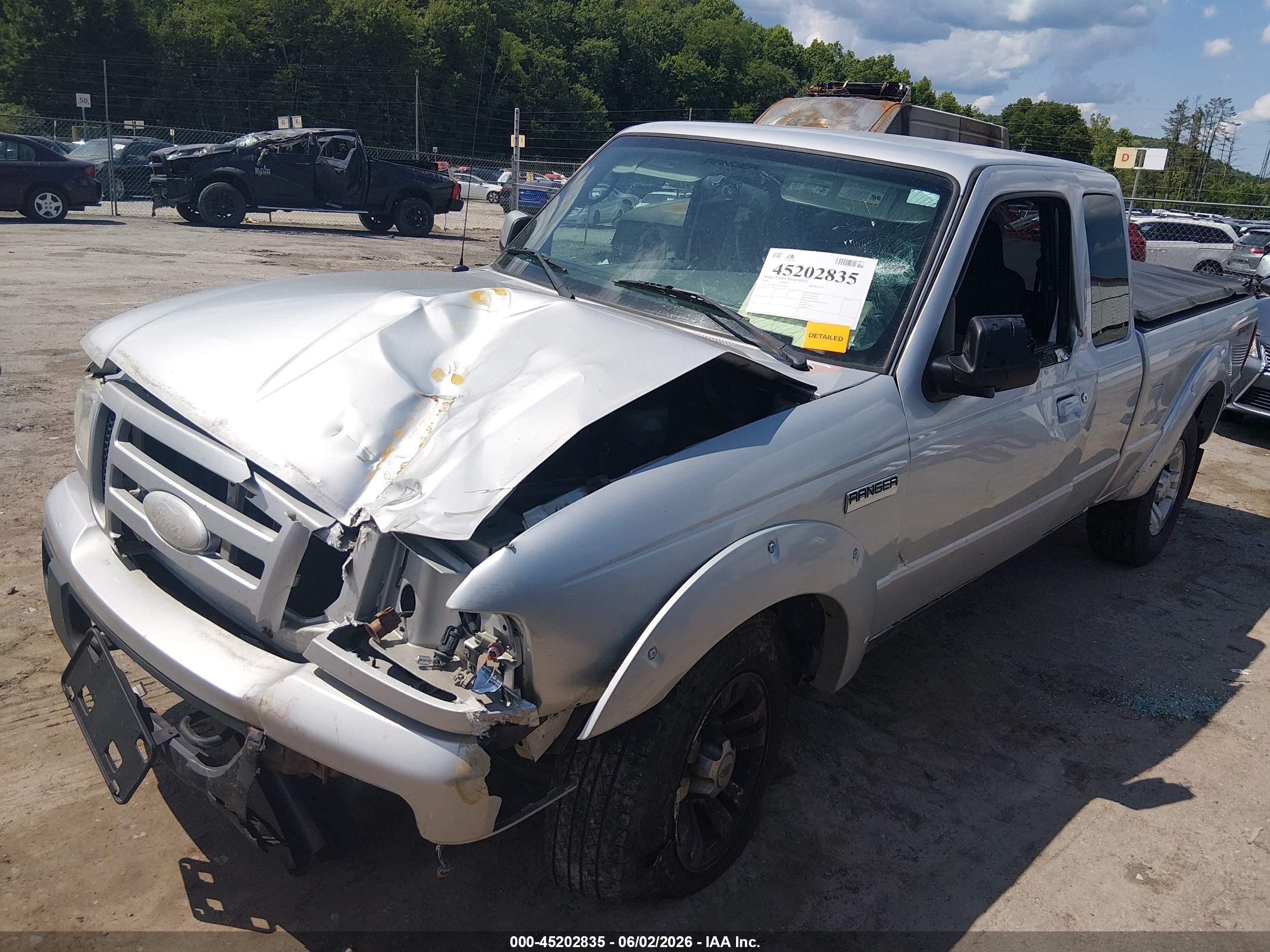 2007 Ford Ranger Fx4 Level Ii/fx4 Off-road/sport/xlt Серебряный vin: 1FTZR45E77PA79001