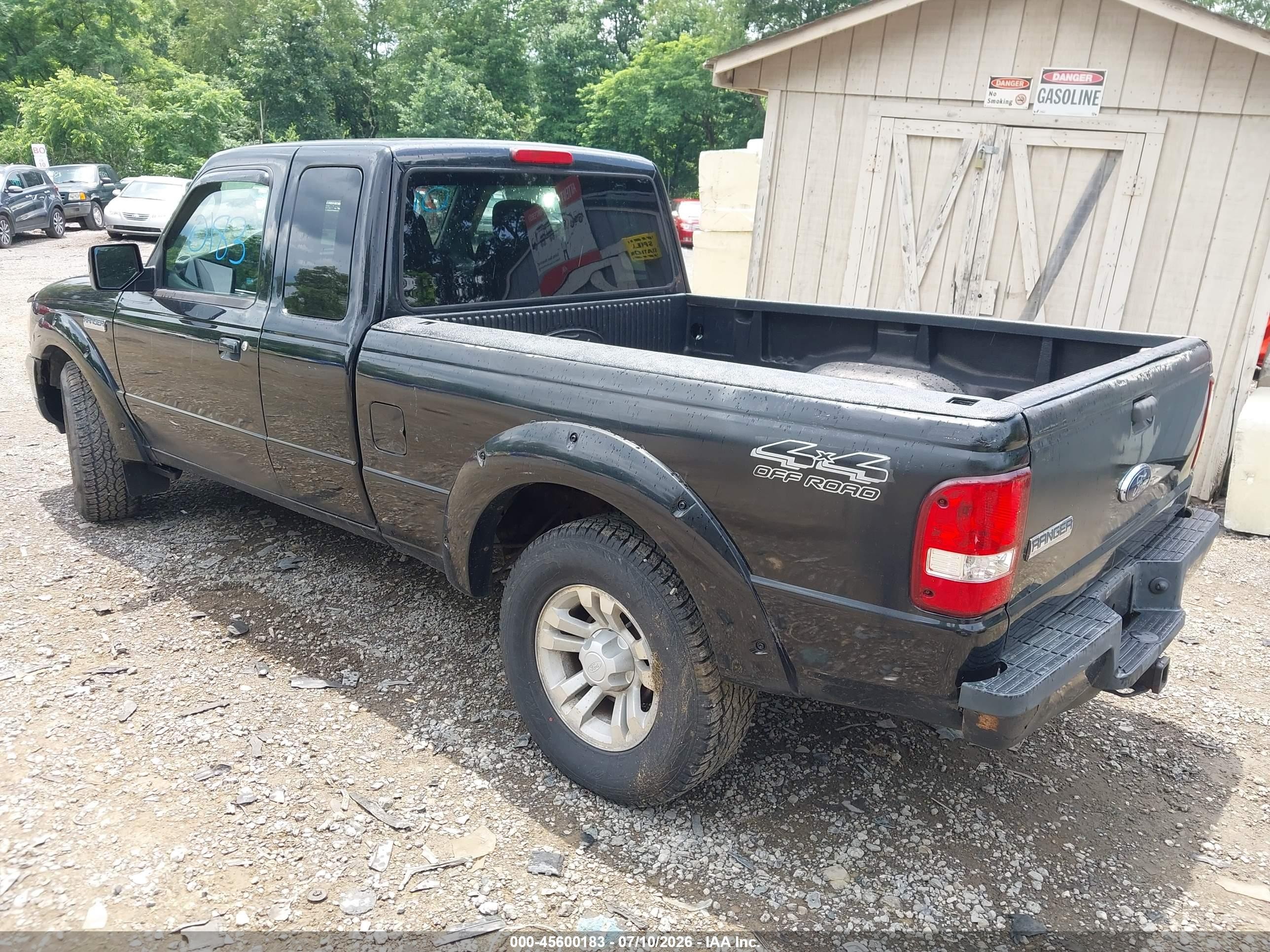 2008 Ford Ranger Fx4 Off-rd/sport/xlt Black vin: 1FTZR45E78PA71014