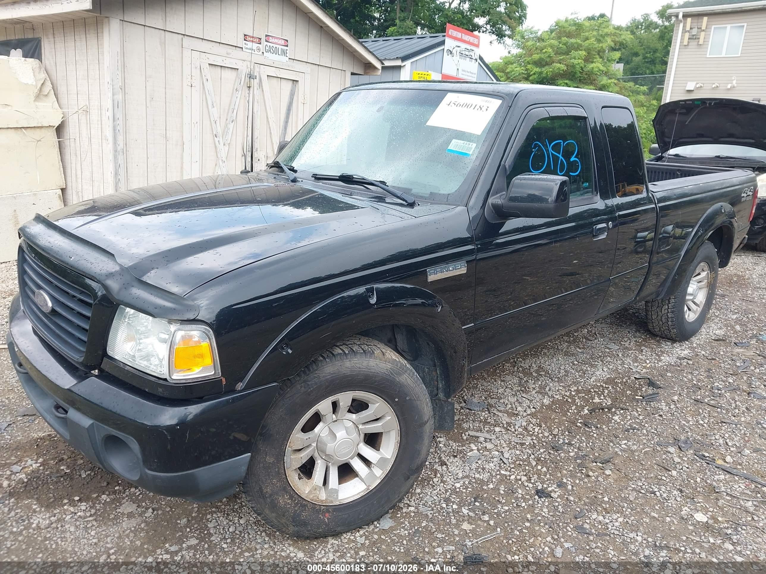 2008 Ford Ranger Fx4 Off-rd/sport/xlt Black vin: 1FTZR45E78PA71014