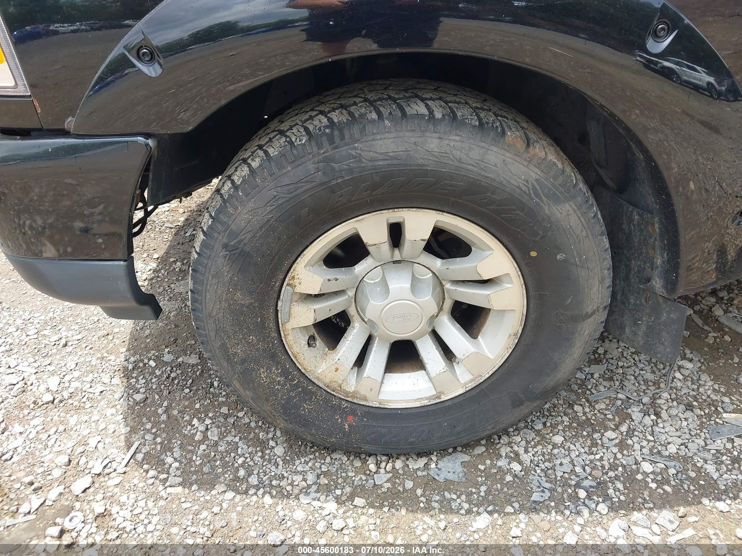 2008 Ford Ranger Fx4 Off-rd/sport/xlt Black vin: 1FTZR45E78PA71014