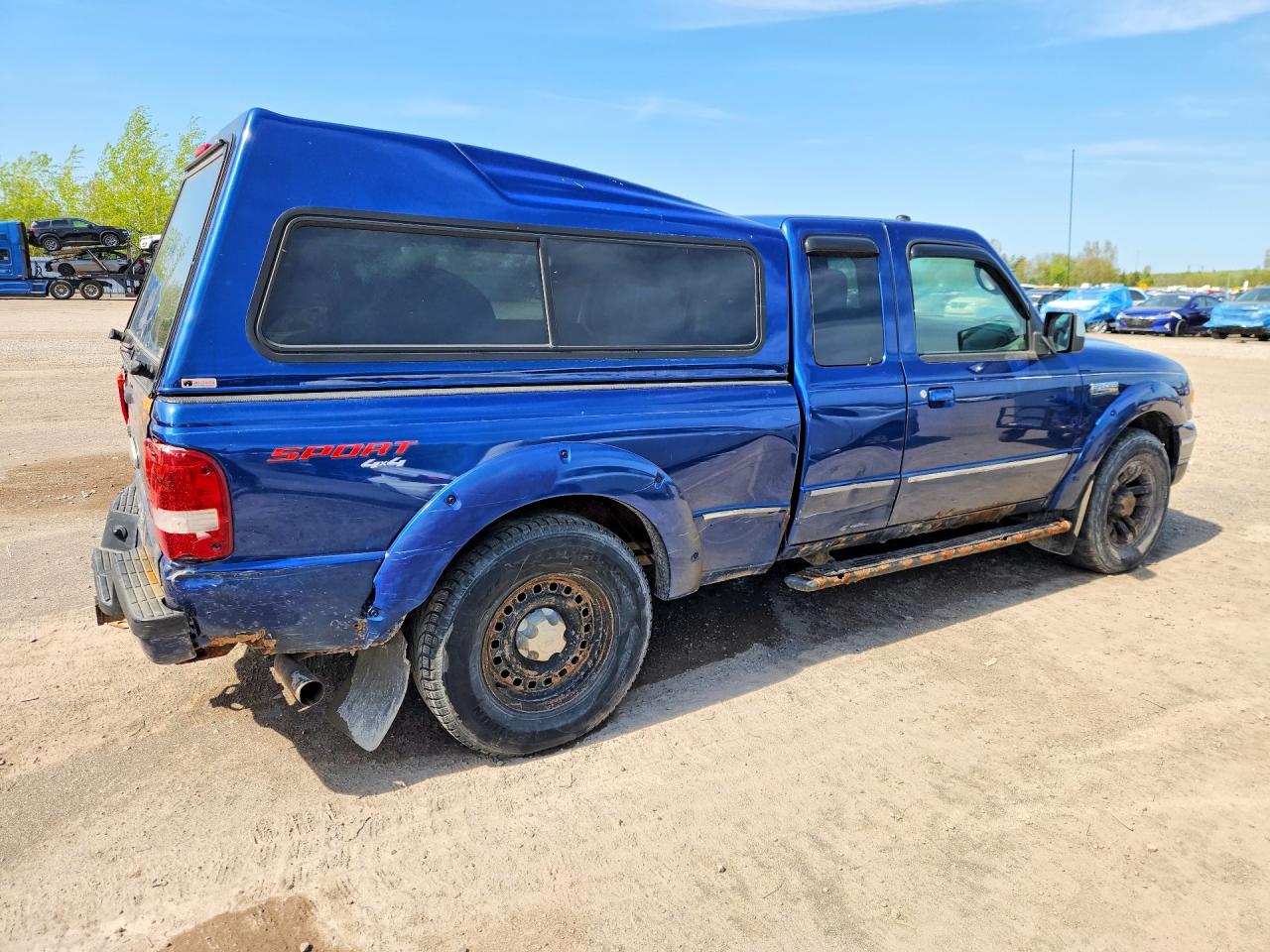 2009 Ford Ranger Super Cab Blue vin: 1FTZR45E79PA55350