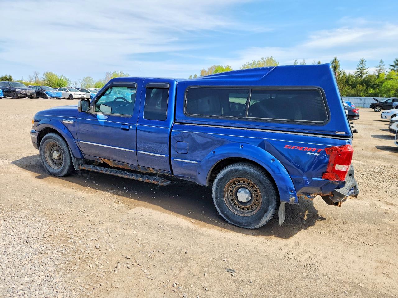 2009 Ford Ranger Super Cab Blue vin: 1FTZR45E79PA55350