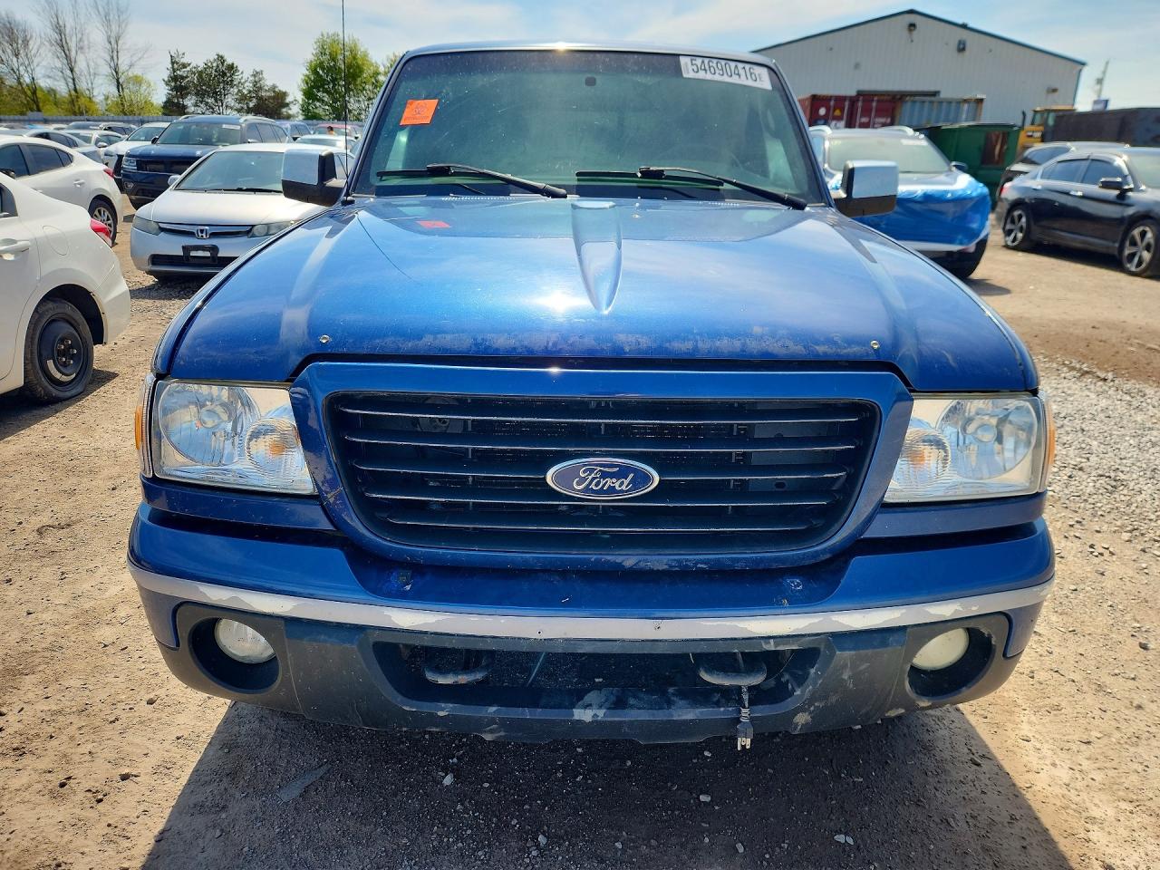 2009 Ford Ranger Super Cab Blue vin: 1FTZR45E79PA55350