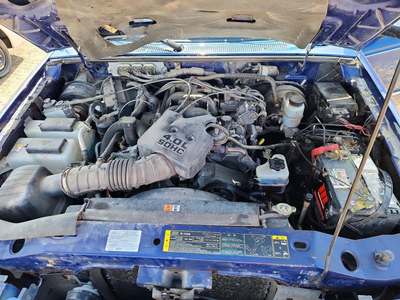 2009 Ford Ranger Super Cab Blue vin: 1FTZR45E79PA55350