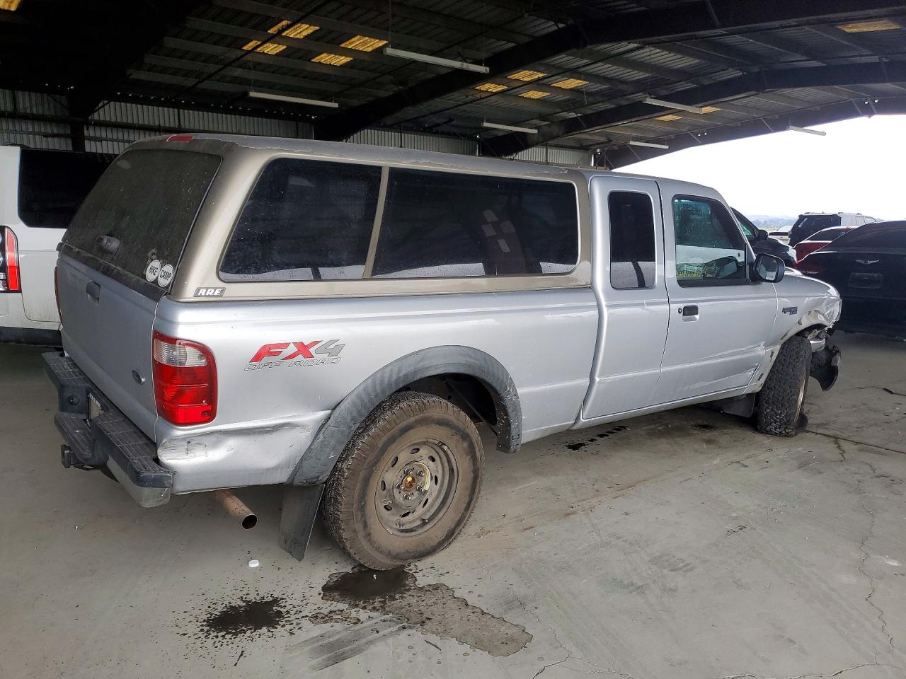 2002 Ford Ranger Super Cab Silver vin: 1FTZR45E82PA57341