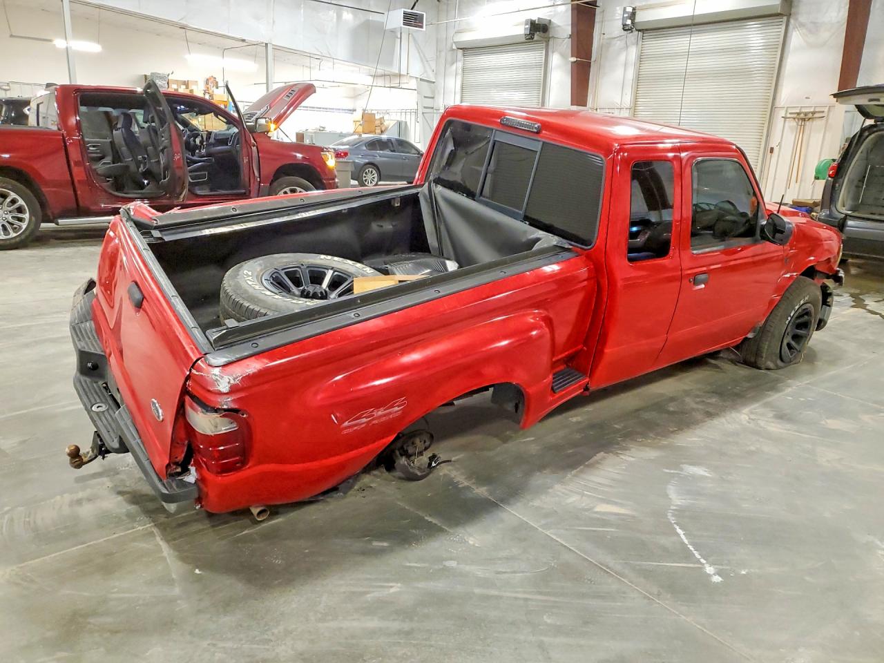 2002 Ford Ranger Super Cab Красный vin: 1FTZR45E82PA87911