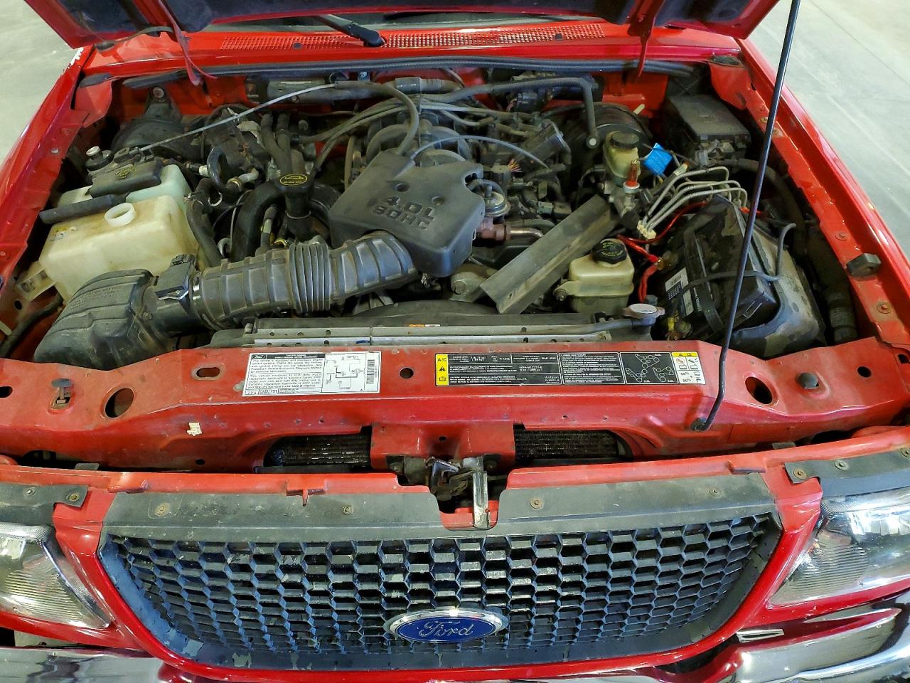 2002 Ford Ranger Super Cab Красный vin: 1FTZR45E82PA87911