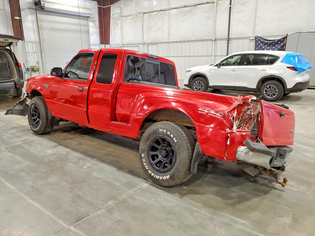 2002 Ford Ranger Super Cab Красный vin: 1FTZR45E82PA87911