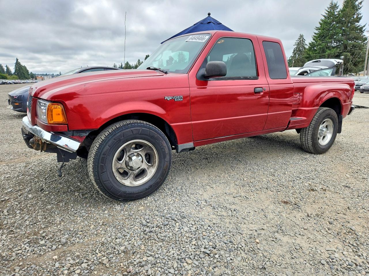 2003 Ford Ranger Super Cab Red vin: 1FTZR45E83PB45646