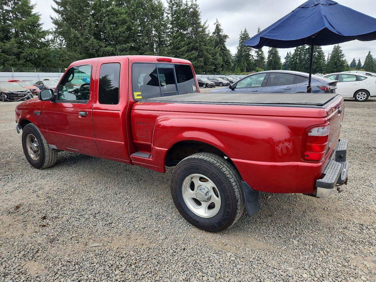 2003 Ford Ranger Super Cab Red vin: 1FTZR45E83PB45646