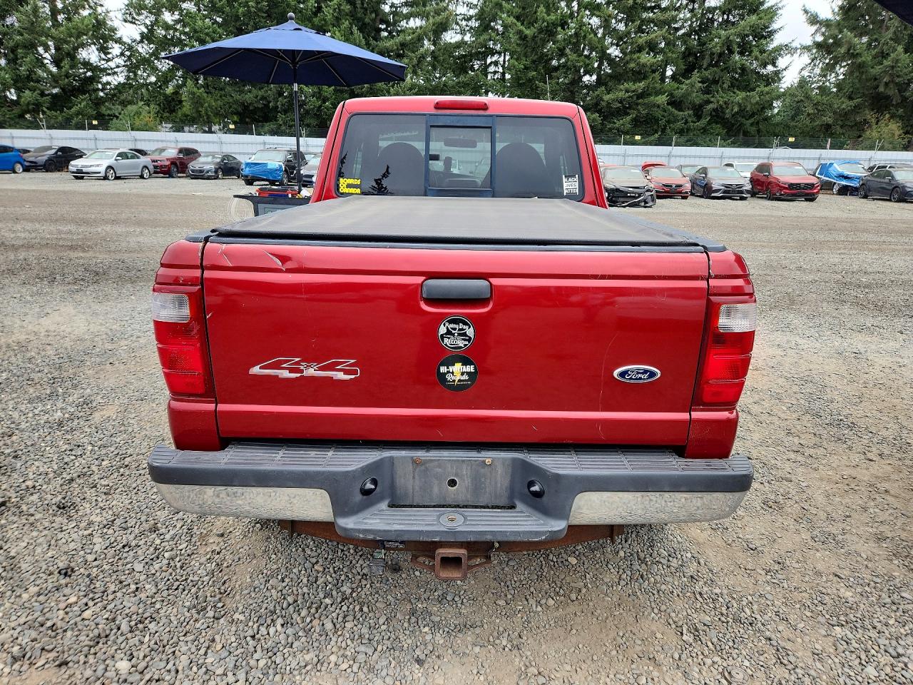 2003 Ford Ranger Super Cab Red vin: 1FTZR45E83PB45646