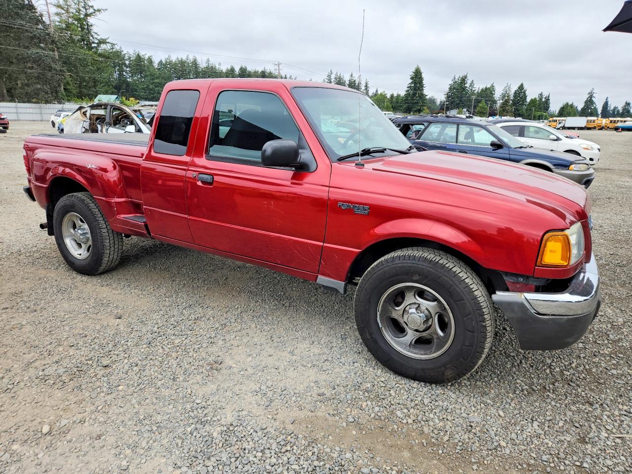 2003 Ford Ranger Super Cab Red vin: 1FTZR45E83PB45646