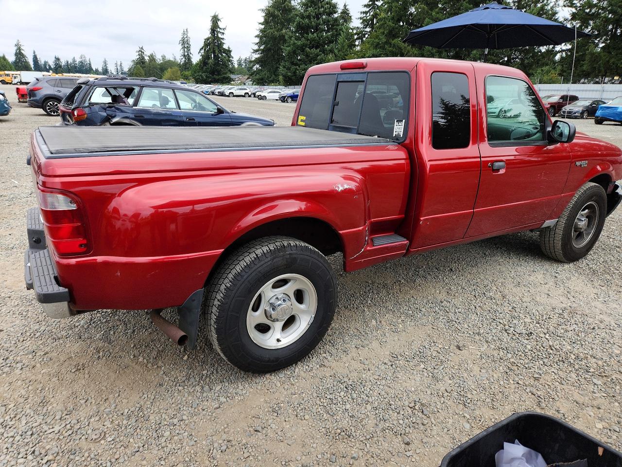 2003 Ford Ranger Super Cab Red vin: 1FTZR45E83PB45646