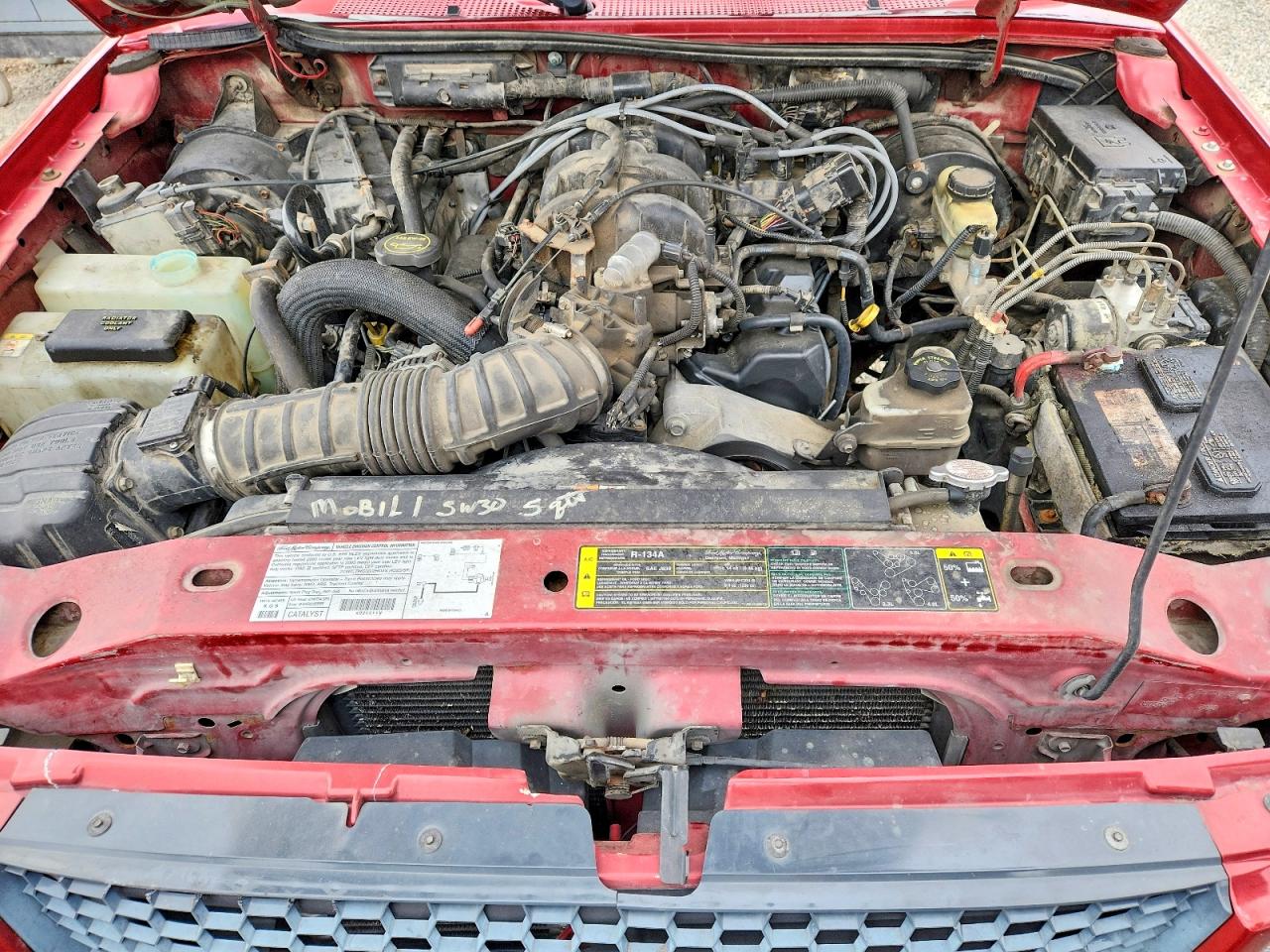 2003 Ford Ranger Super Cab Red vin: 1FTZR45E83PB45646