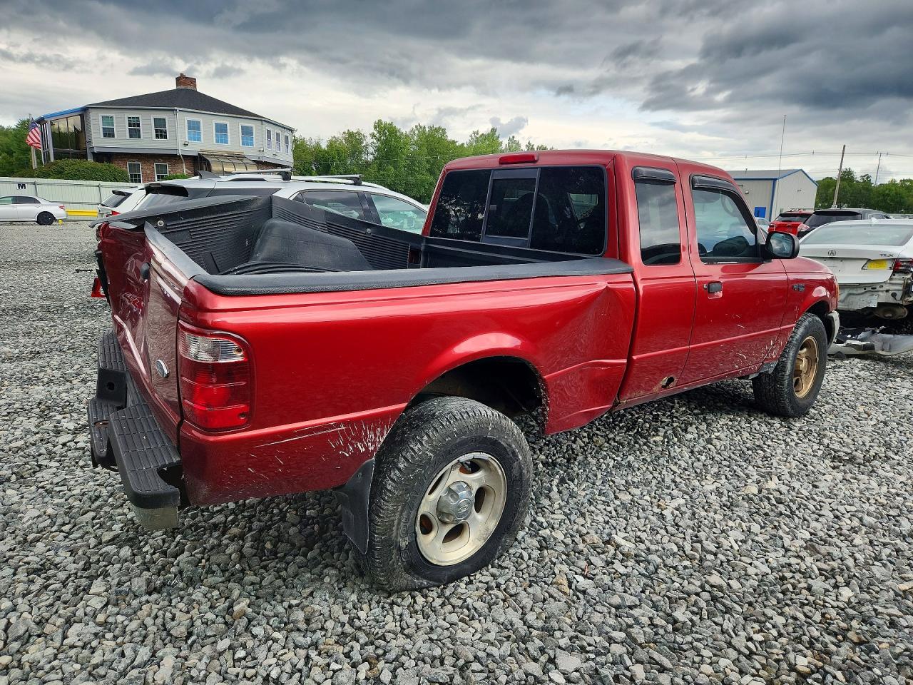 2003 Ford Ranger Super Cab Red vin: 1FTZR45E83TA39396