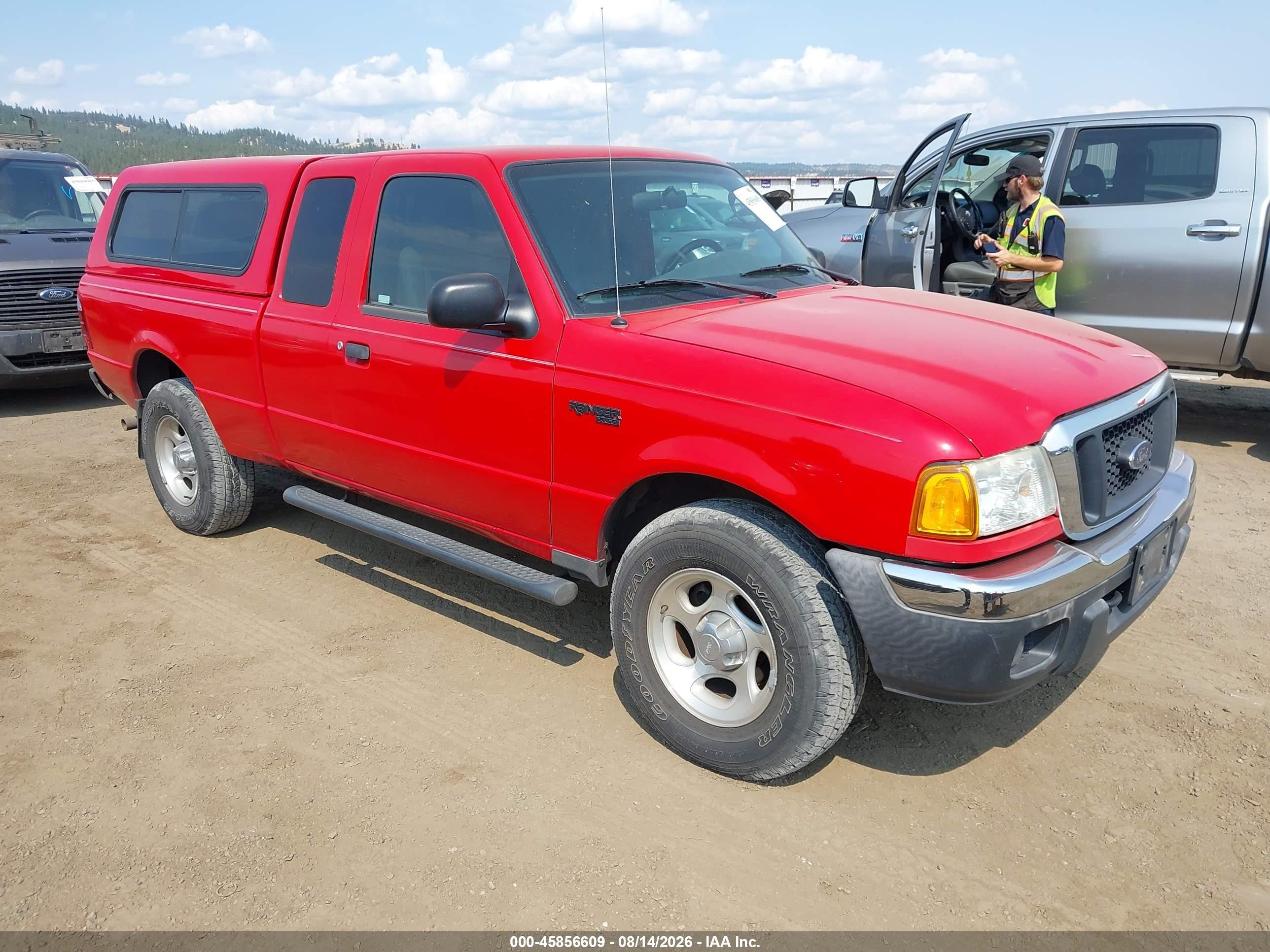2004 Ford Ranger Edge/tremor/xlt Red vin: 1FTZR45E84PA11883