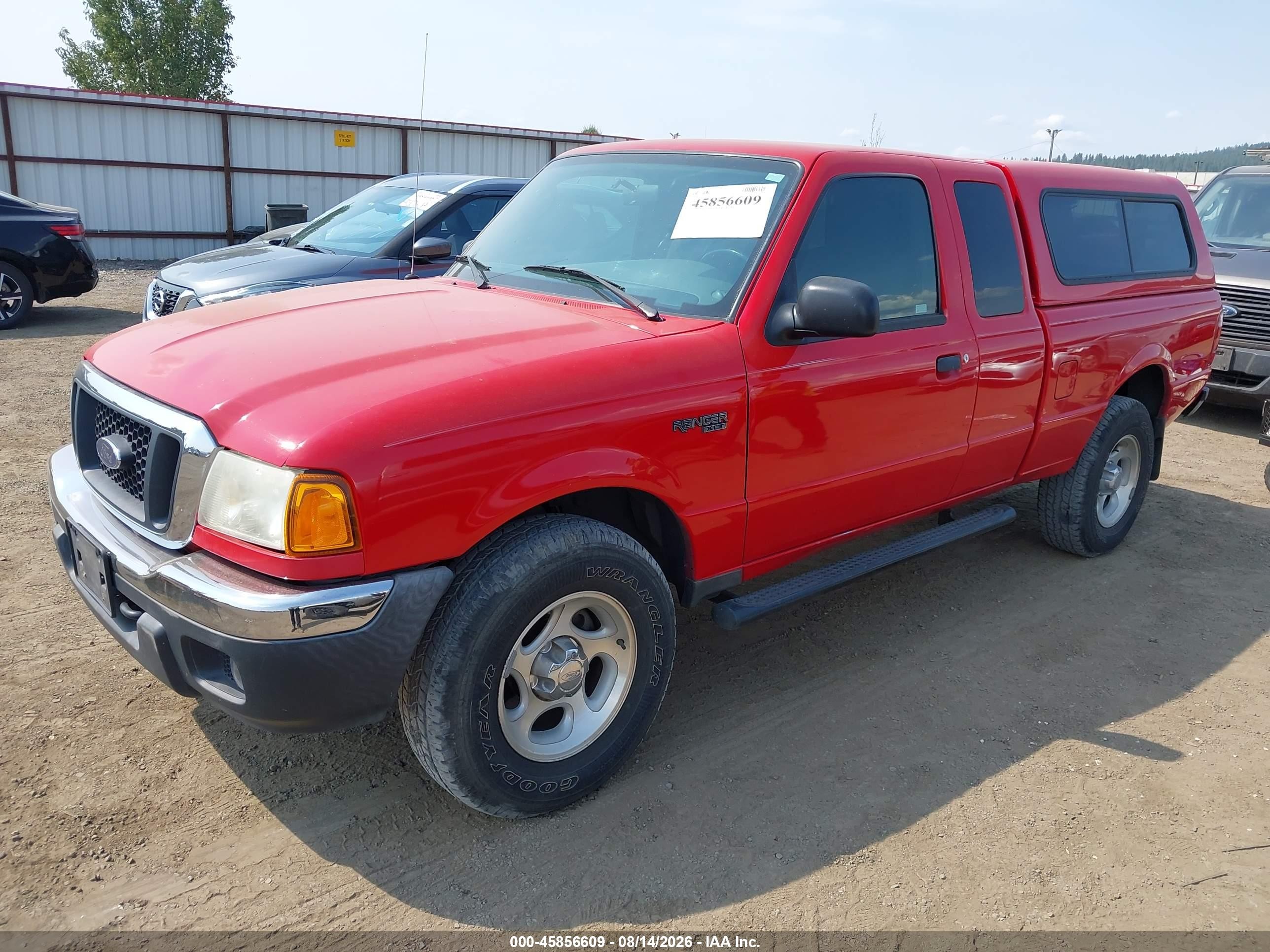 2004 Ford Ranger Edge/tremor/xlt Red vin: 1FTZR45E84PA11883