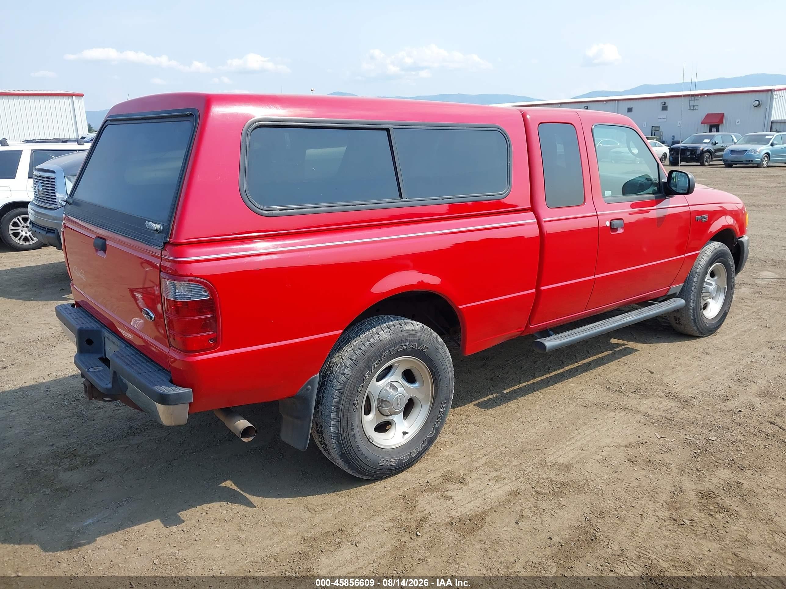 2004 Ford Ranger Edge/tremor/xlt Red vin: 1FTZR45E84PA11883