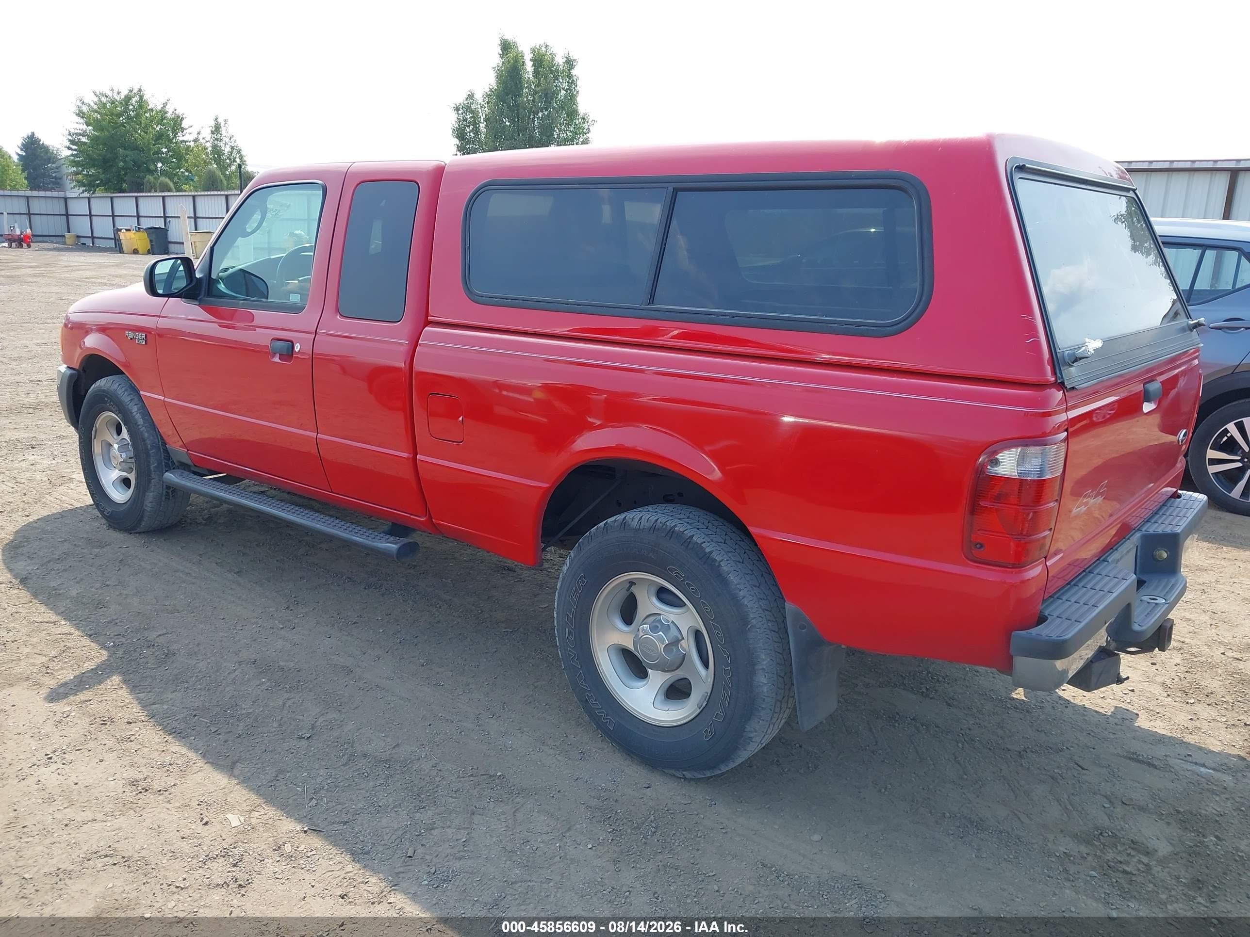 2004 Ford Ranger Edge/tremor/xlt Red vin: 1FTZR45E84PA11883