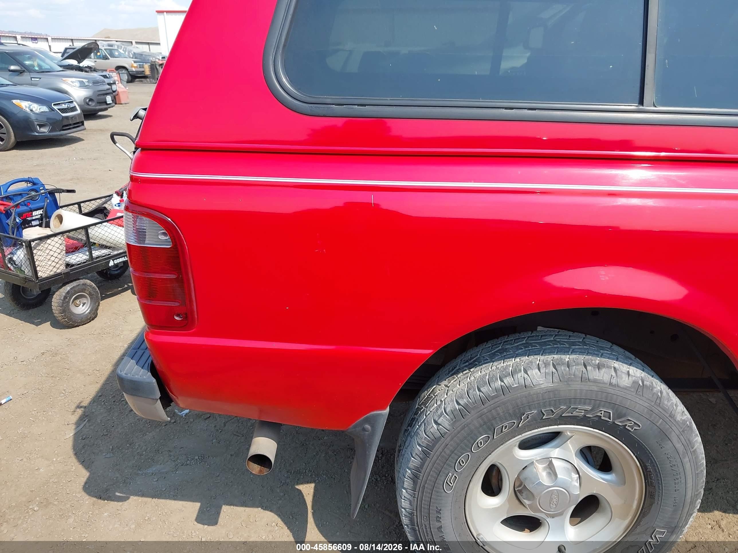 2004 Ford Ranger Edge/tremor/xlt Red vin: 1FTZR45E84PA11883