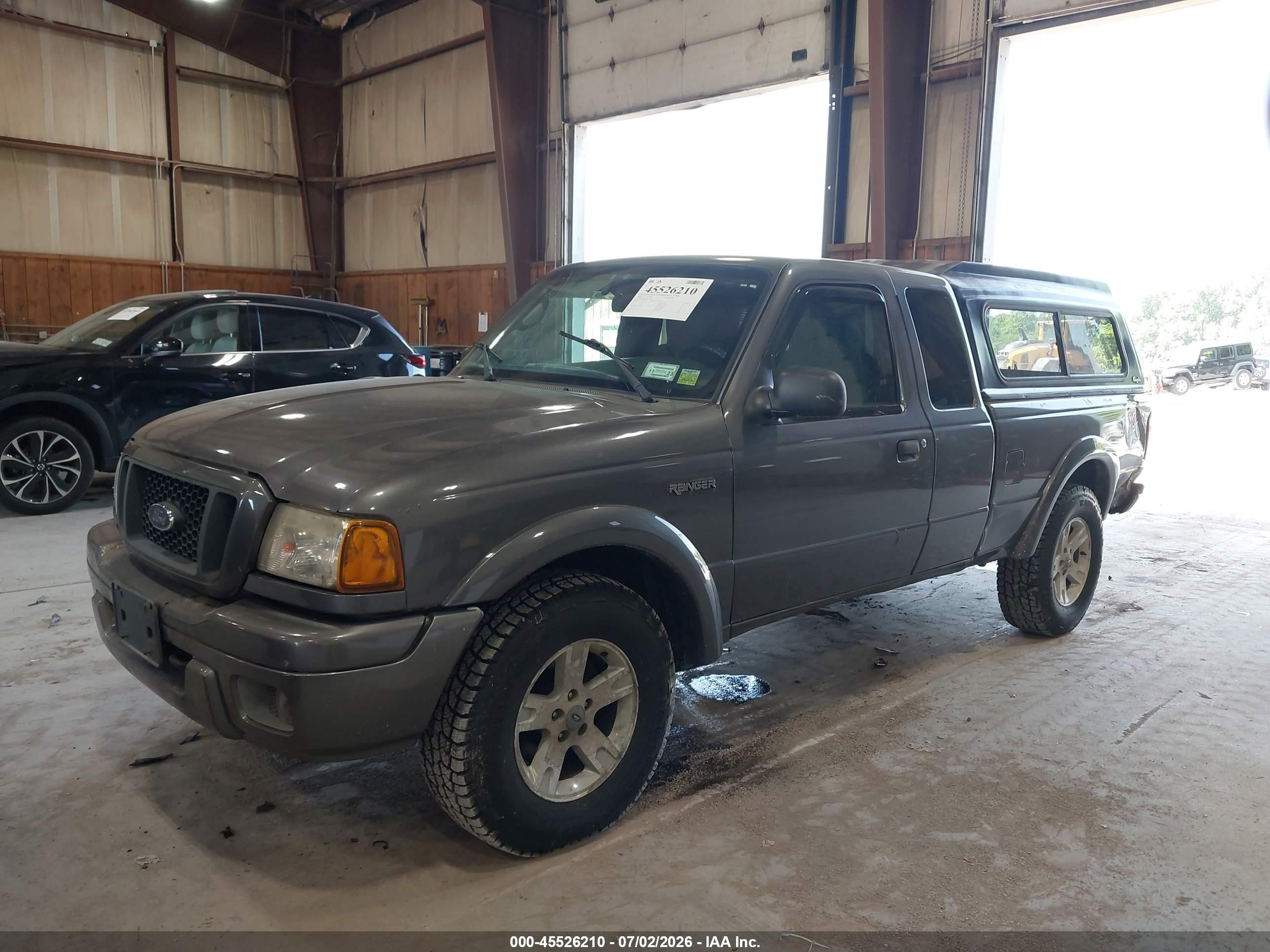 2004 Ford Ranger Edge/tremor/xlt Gray vin: 1FTZR45E84PA43958