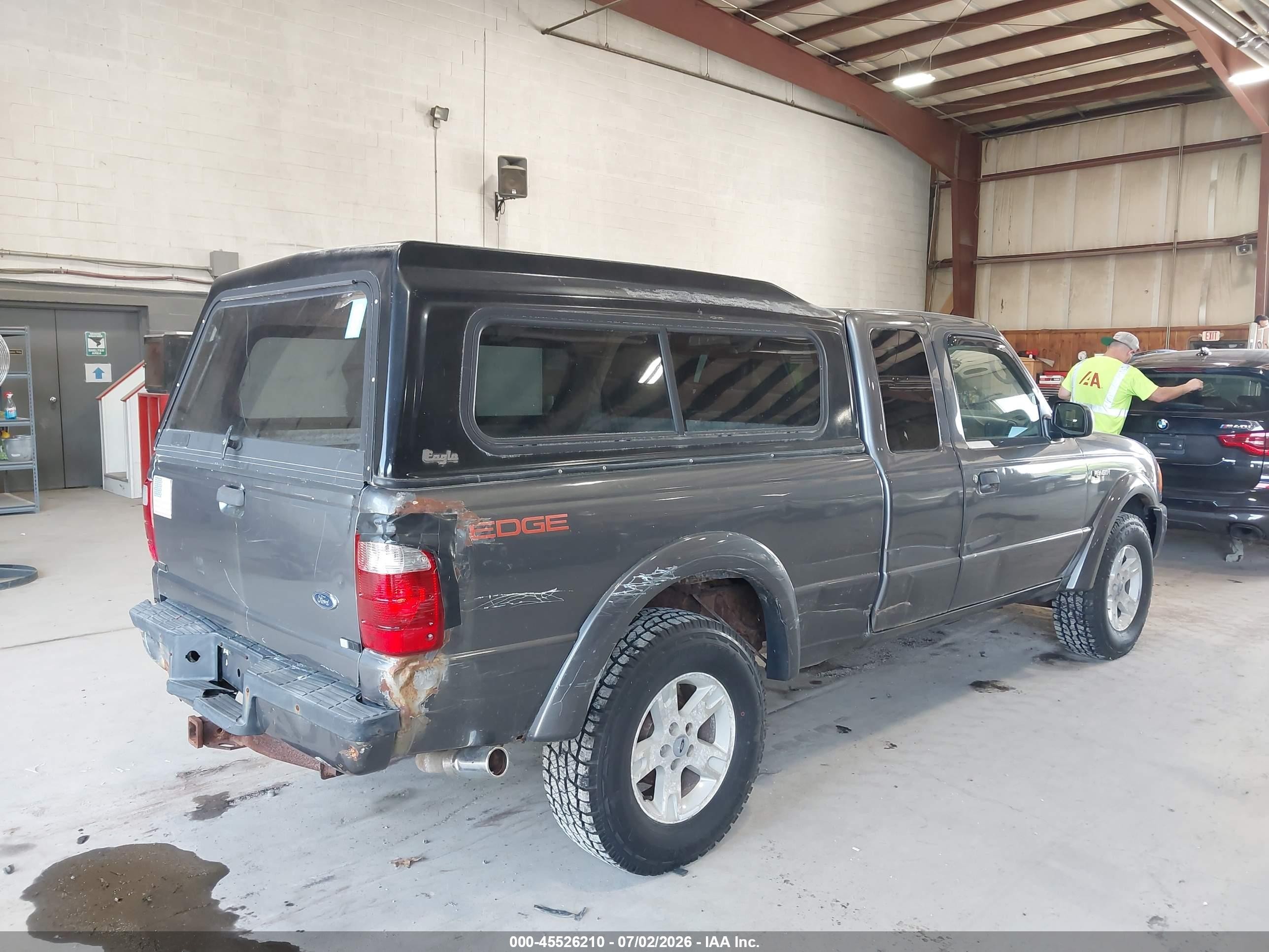 2004 Ford Ranger Edge/tremor/xlt Gray vin: 1FTZR45E84PA43958