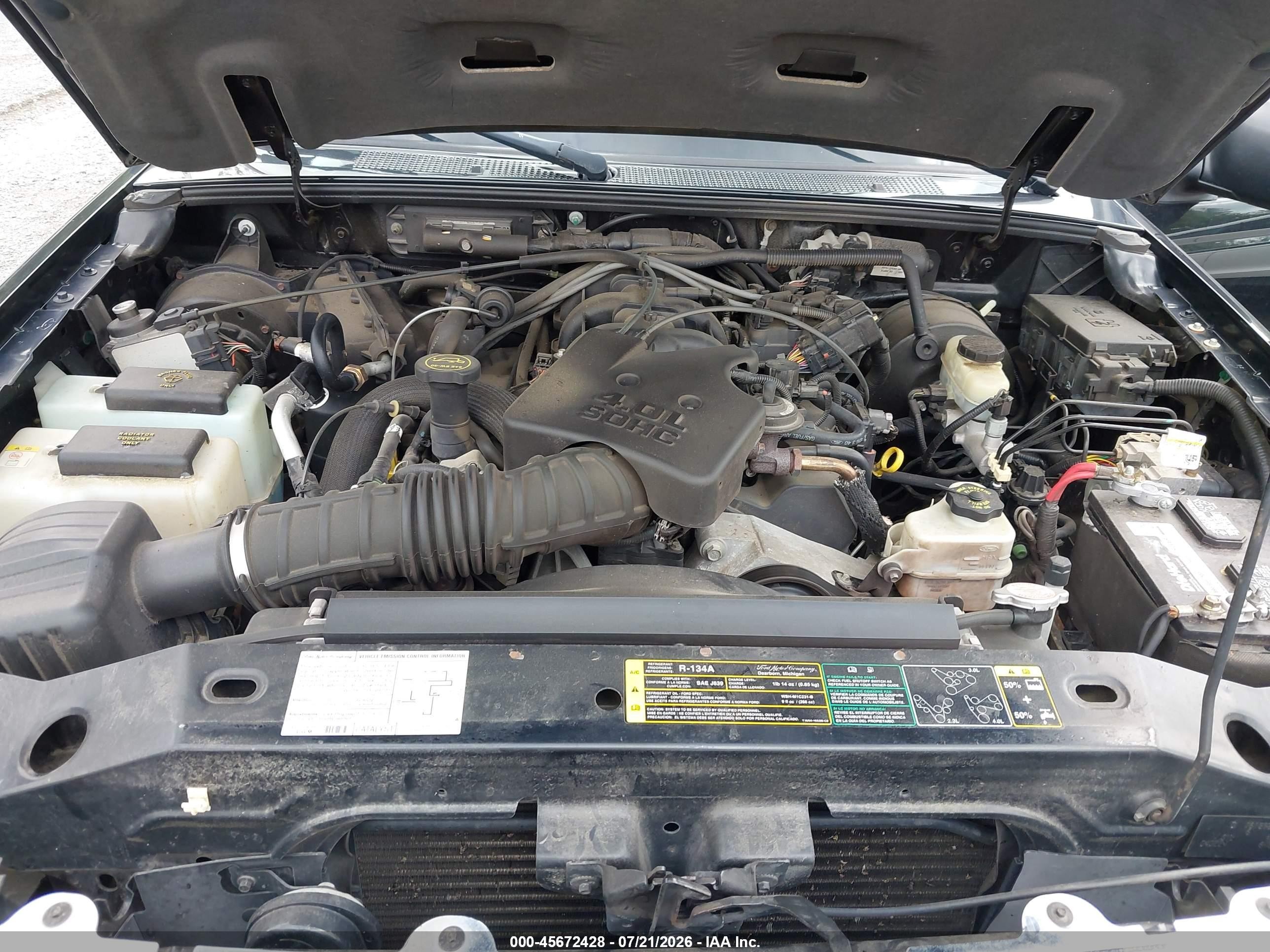 2004 Ford Ranger Black vin: 1FTZR45E84PA96210