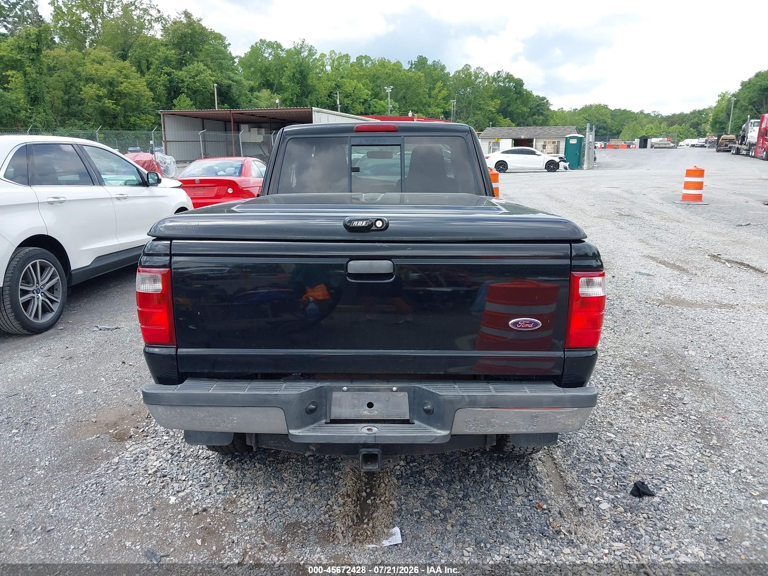 2004 Ford Ranger Black vin: 1FTZR45E84PA96210
