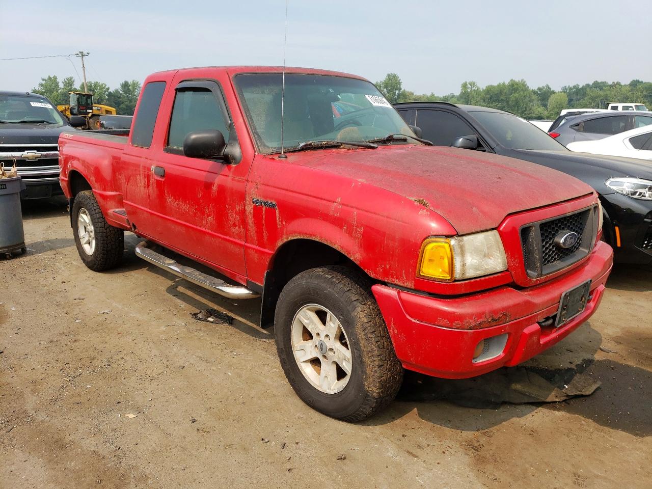 2004 Ford Ranger Super Cab Red vin: 1FTZR45E84PB31960