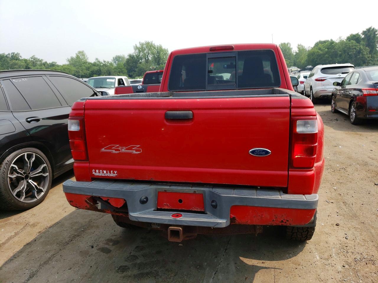 2004 Ford Ranger Super Cab Red vin: 1FTZR45E84PB31960
