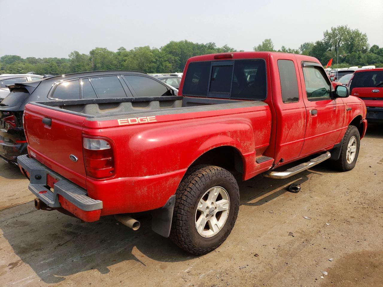 2004 Ford Ranger Super Cab Red vin: 1FTZR45E84PB31960