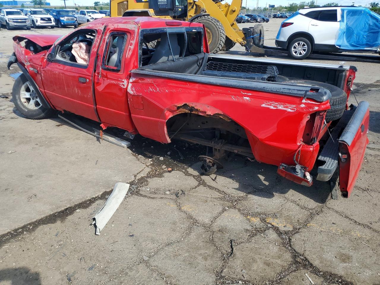 2004 Ford Ranger Super Cab Red vin: 1FTZR45E84PB42778
