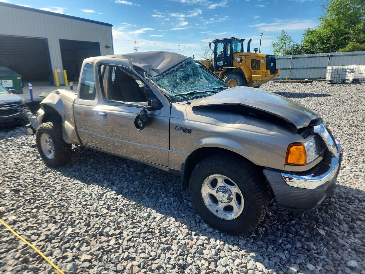 2005 Ford Ranger Super Cab Tan vin: 1FTZR45E85PA71695