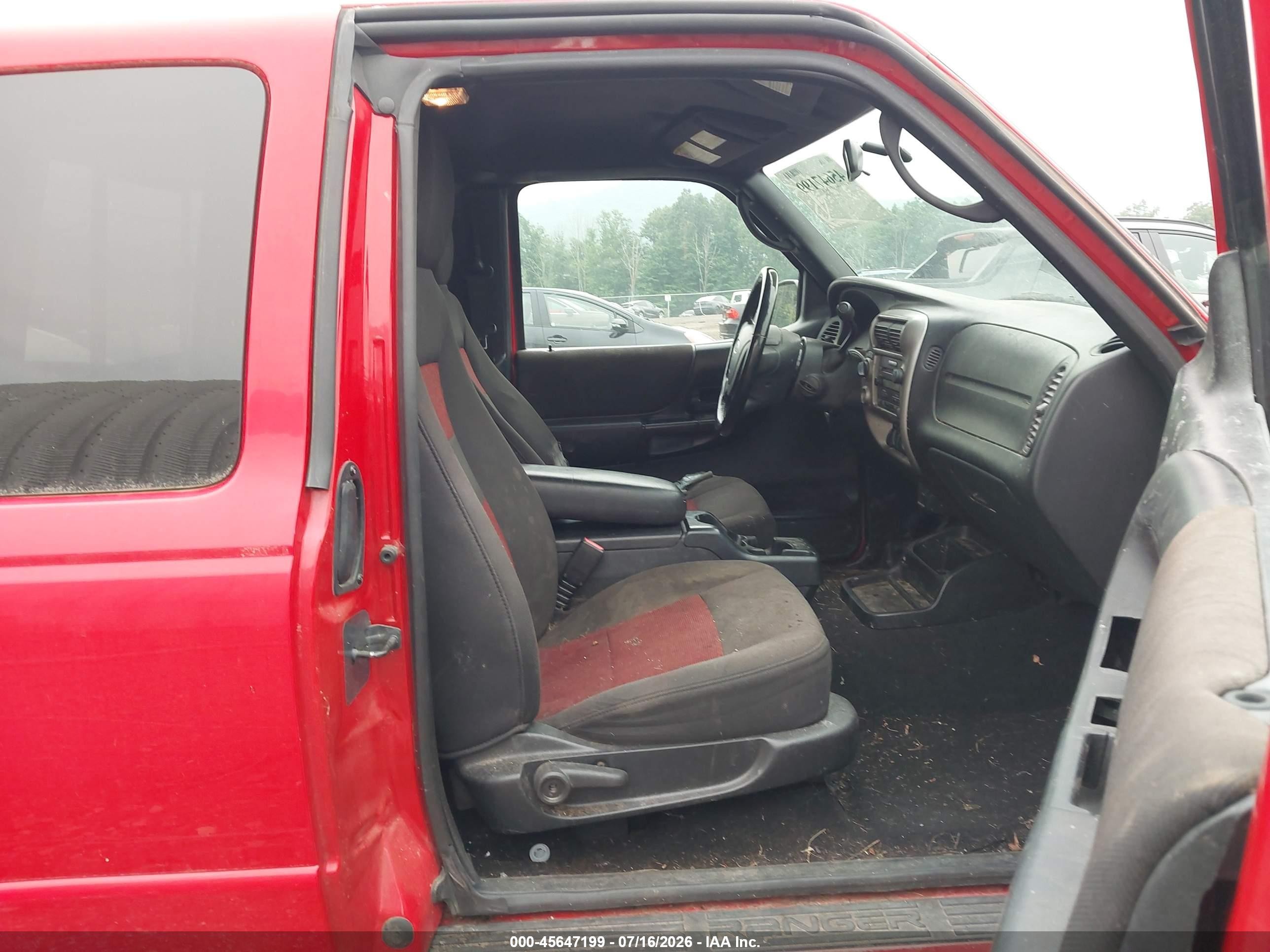 2005 Ford Ranger Edge/fx4 Level Ii/fx4 Off-road/xlt Red vin: 1FTZR45E85PA76511