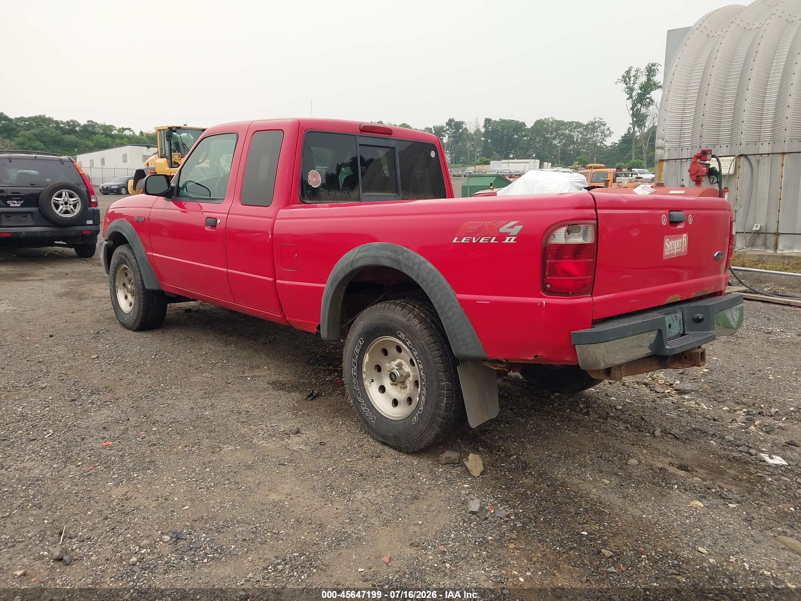 2005 Ford Ranger Edge/fx4 Level Ii/fx4 Off-road/xlt Red vin: 1FTZR45E85PA76511