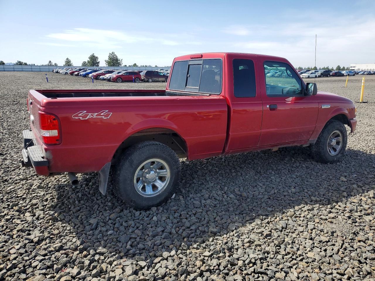 2008 Ford Ranger Super Cab Красный vin: 1FTZR45E88PA06480