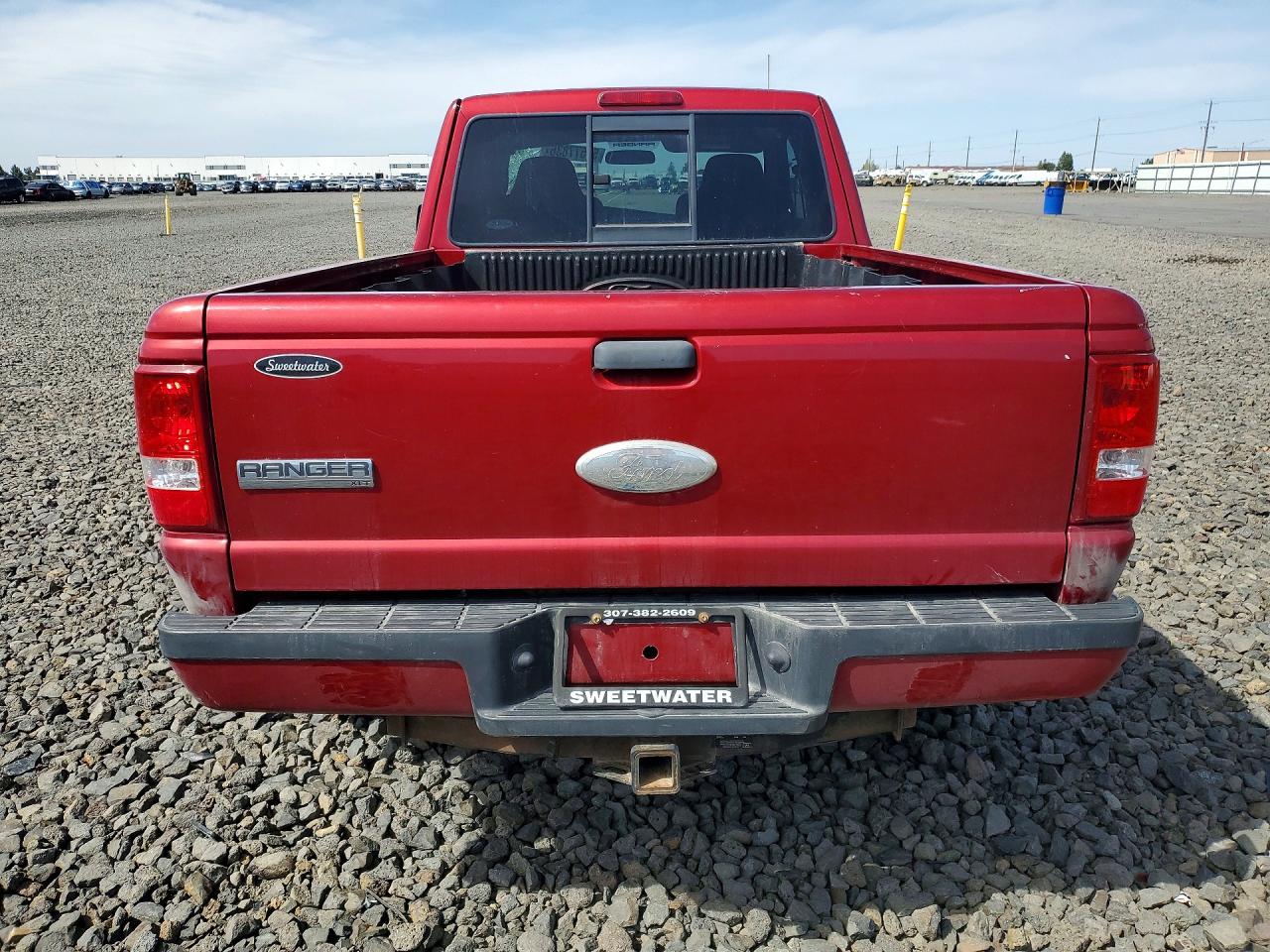 2008 Ford Ranger Super Cab Красный vin: 1FTZR45E88PA06480