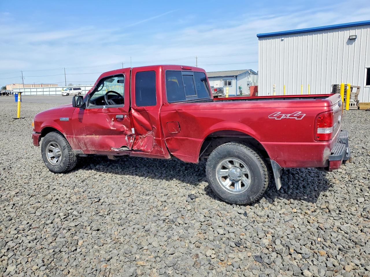 2008 Ford Ranger Super Cab Красный vin: 1FTZR45E88PA06480